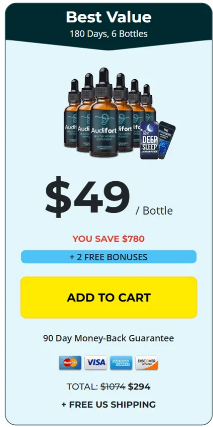 Audifort 6 bottle